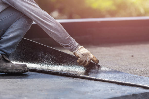 Professional Waterproofing technician working in Milmay, NJ